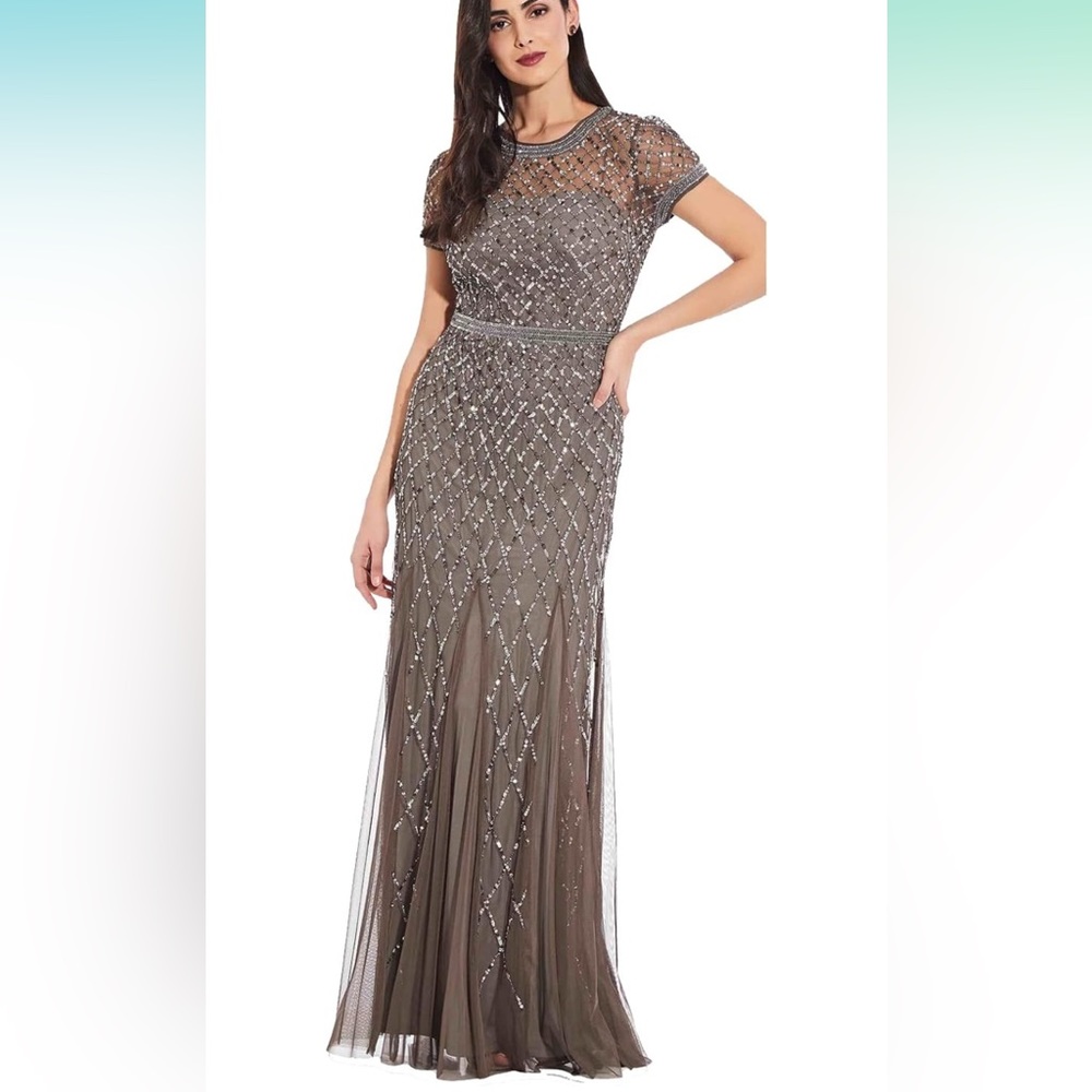 Adrianna‎ Papell Beaded Gown - Picture 2 of 11